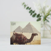 Kamelpyramidenspalte Postkarte (Stehend Vorderseite)