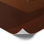 Kamels passieren Pyramide Poster (Ecke)