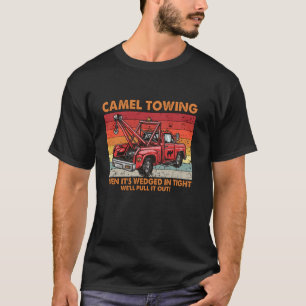 Kamelschleppen unangemessener Spaß Erwachsene Humo T-Shirt