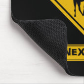 Kamelstraßenzeichen Mousepad (Ecke)