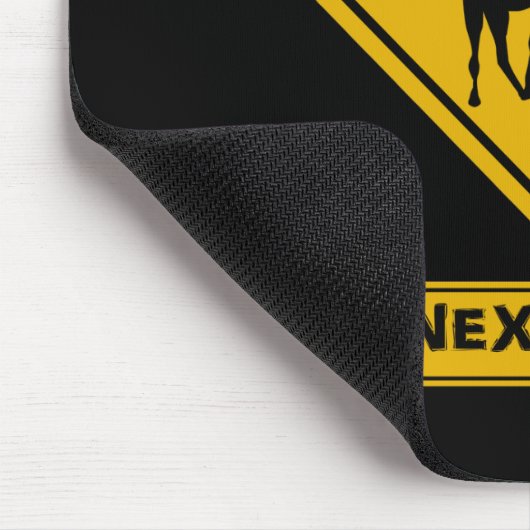 Kamelstraßenzeichen Mousepad (Ecke)