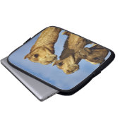 Kameltrio, Kamelmarkt, Kairo, Ägypten Laptopschutzhülle (Vorne Knopf)