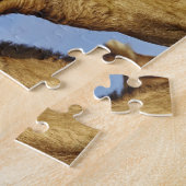 Kameltrio, Kamelmarkt, Kairo, Ägypten Puzzle (Seite)