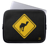 Kamelzeichen Laptopschutzhülle (Vorderseite)