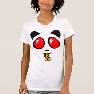 KAMEN RAMEN-PANDA-GESICHTS-FRAUEN-' S-T-SHIRT T-Shirt