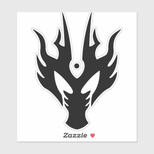 Kamen Rider Dark Dragon Hero Ryuga Aufkleber (Blatt)