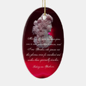 KAMEO ANTIQUE, LADY MIT GRABEN, WEIN UND MUSIK KERAMIK ORNAMENT (Rechts)