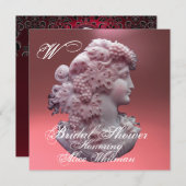 KAMEO-, LADY- UND GRAPEN-BRAUTPARTY EINLADUNG (Vorne/Hinten)