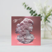 KAMEO-, LADY- UND GRAPEN-BRAUTPARTY EINLADUNG (Stehend Vorderseite)