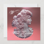 KAMEO, LADY UND GRAPEN WEIN PARTY AUSPROBIEREN EINLADUNG (Vorderseite)