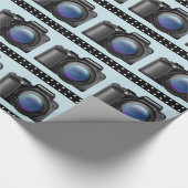 "Kamera auf Film " Geschenkpapier (Ecke)