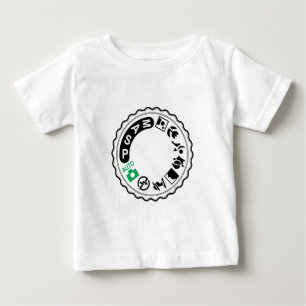 Kamera-Auswahl-Skala Baby T-shirt