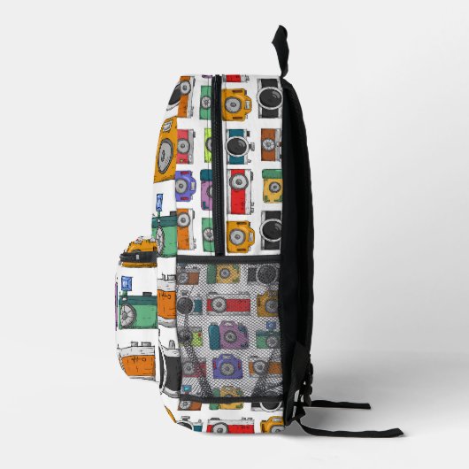 Kamera Bedruckter Rucksack (Rechts)