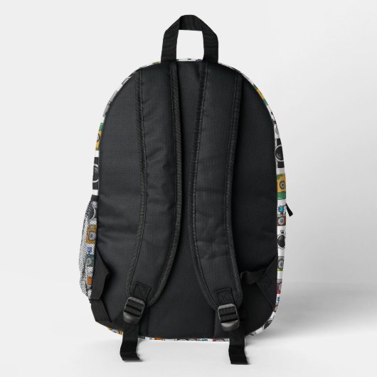 Kamera Bedruckter Rucksack (Rückseite)