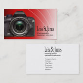 "Kamera-" - beruflicher Fotograf, Fotografie Visitenkarte (Vorne/Hinten)