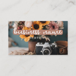 Kamera + Blume Visitenkarte