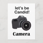 Kamera Candid-Fotograf Postkarte (Vorderseite)