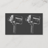 Kamera des Pop-Kunst-Superfilm-8 Visitenkarte (Rückseite)