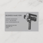 Kamera des Pop-Kunst-Superfilm-8 Visitenkarte (Vorderseite)