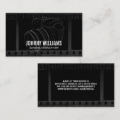 Kamera DSLR | Film-Hintergrundekarte Visitenkarte (Vorne/Hinten)