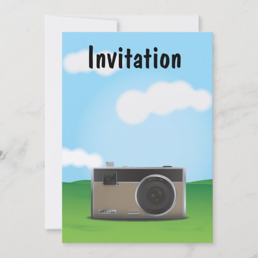 Kamera Einladung (Vorderseite)
