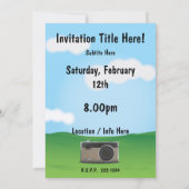 Kamera Einladung (Rückseite)