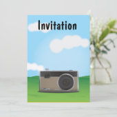 Kamera Einladung (Stehend Vorderseite)