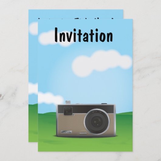 Kamera Einladung (Vorne/Hinten)