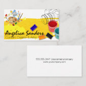 Kamera | Farben | Designer | Kreativ Visitenkarte (Vorne/Hinten)