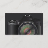 Kamera-Fotograf-Visitenkarte Visitenkarte (Rückseite)