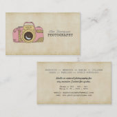 Kamera-Fotografie-Geschäfts-Karten des Visitenkarte (Vorne/Hinten)
