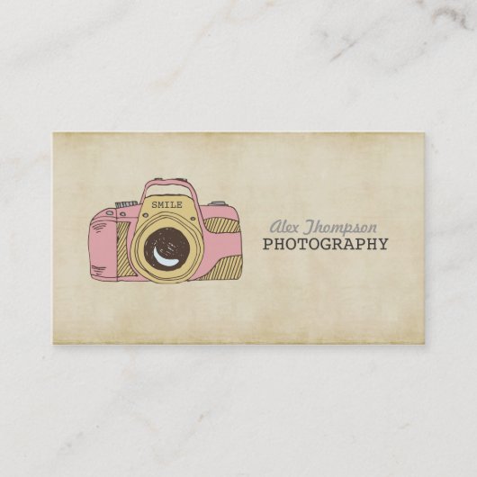 Kamera-Fotografie-Geschäfts-Karten des Visitenkarte (Vorderseite)