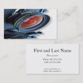 Kamera-Fotografie Visitenkarte (Vorne/Hinten)