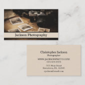 Kamera-Fotografie-Visitenkarte Visitenkarte (Vorne/Hinten)