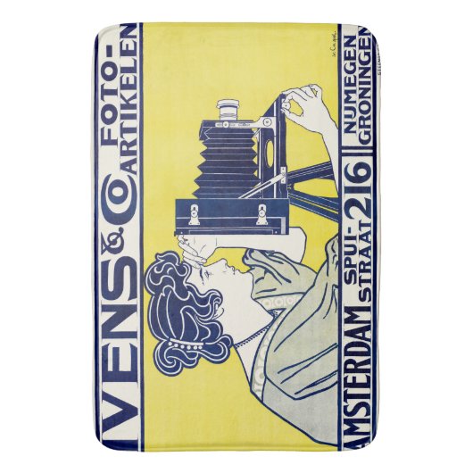 Kamera Frau, Fotograf, Van Caspel Badematte (Vorderseite Vertikal)