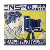 Kamera Frau, Fotograf, Van Caspel Fliese (Vorderseite)