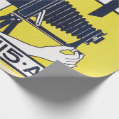 Kamera Frau, Fotograf, Van Caspel Geschenkpapier (Ecke)