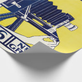 Kamera Frau, Fotograf, Van Caspel Geschenkpapier (Ecke)