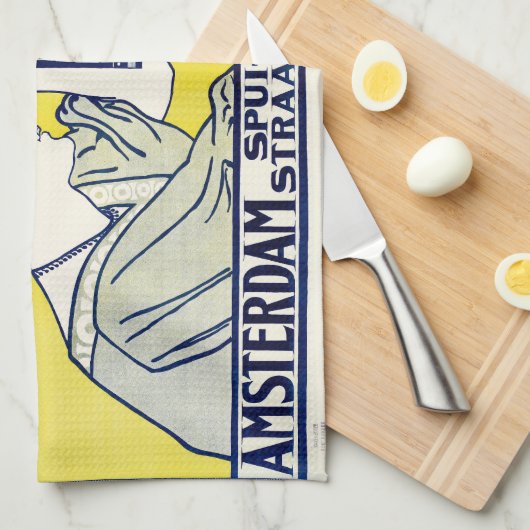 Kamera Frau, Fotograf, Van Caspel Geschirrtuch (Viertel Falte)