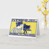 Kamera Frau, Fotograf, Van Caspel Karte (Gelbe Blume)