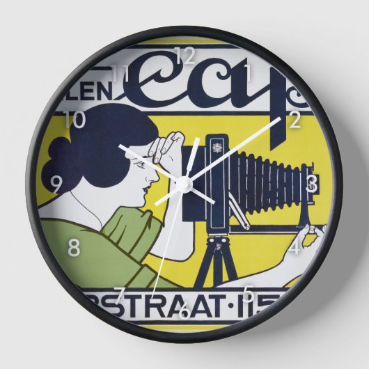 Kamera Frau, Fotograf, Van Caspel Uhr (Vorderseite)