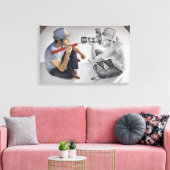 Kamera für Stift Vs - 3D-Spiegel Leinwanddruck (Insitu (Wohnzimmer))