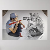 Kamera für Stift Vs - 3D-Spiegel Poster (Vorne)