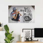 Kamera für Stift Vs - 3D-Spiegel Poster (Heimbüro)