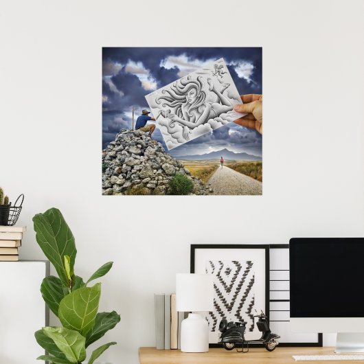 Kamera für Stift Vs - Göttin Poster (Heimbüro)