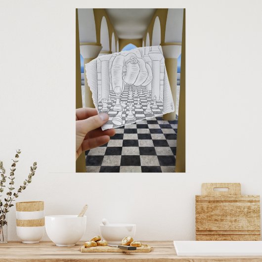 Kamera für Stift Vs - Prüfmatt Poster (Küche)