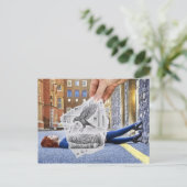 Kamera für Stift Vs - Zeile Postkarte (Stehend Vorderseite)