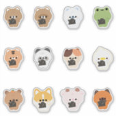 Kamera für Tiere Aufkleber (Vorderseite)