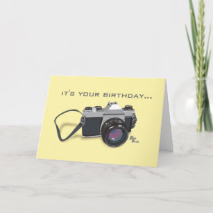 Geburtstagskarte Fur Fotografen Karten Zazzle De