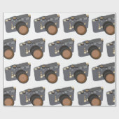 Kamera Geschenkpapier (Flach)